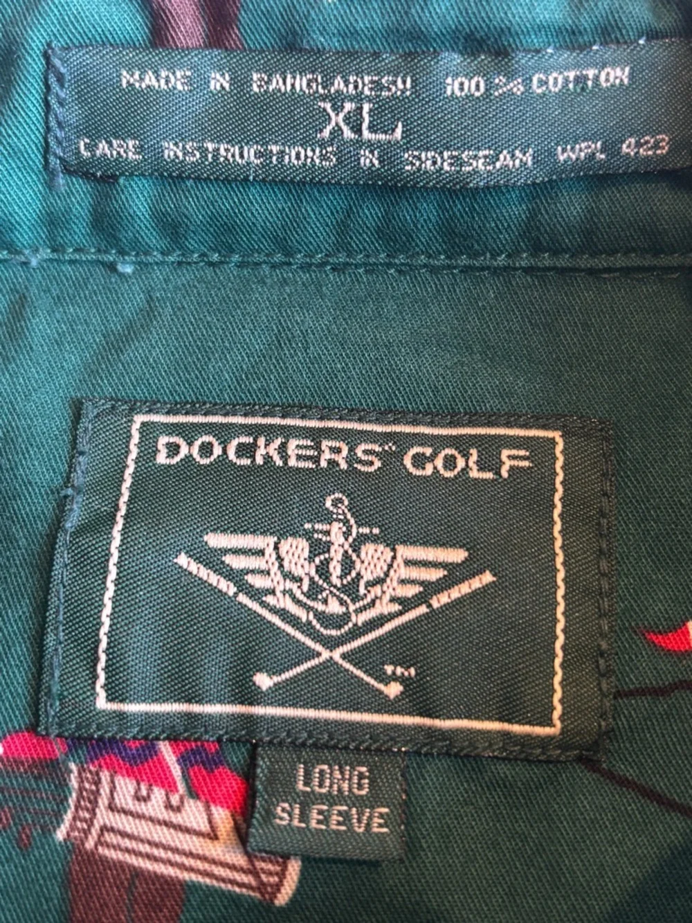 Dockers XL Green Golf Shirt NWT - Picture 4 of 5